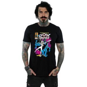 Cloak & Dagger Mens Comic Cover Cotton T-Shirt / Black